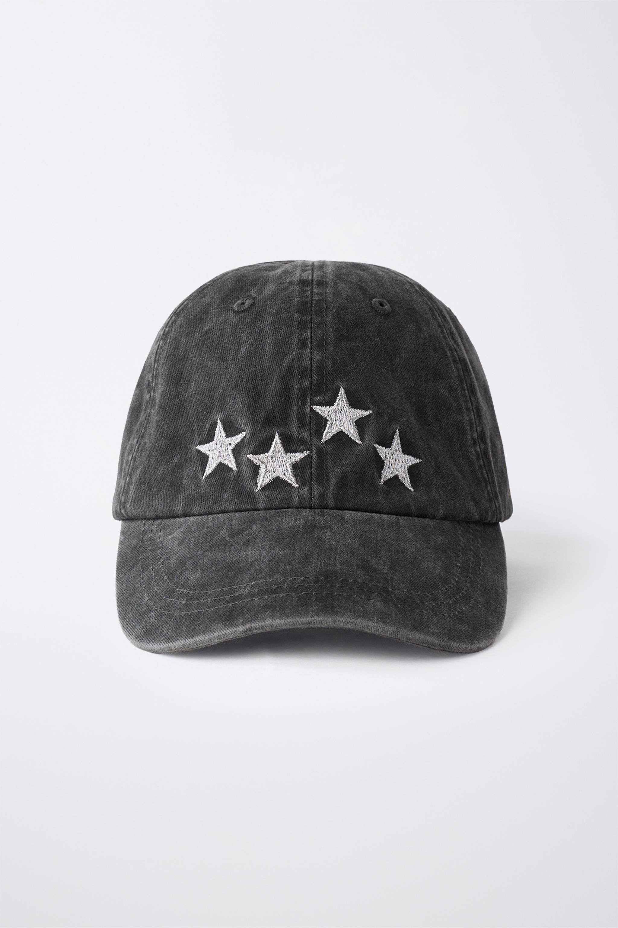 CASQUETTE EFFET DÉLAVÉ ÉTOILES